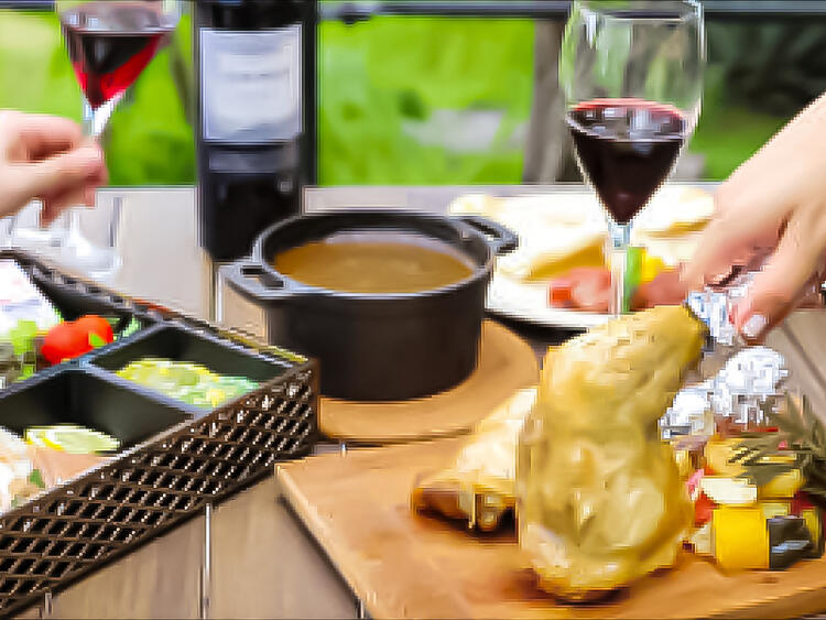 BBQメニューの提供イメージです