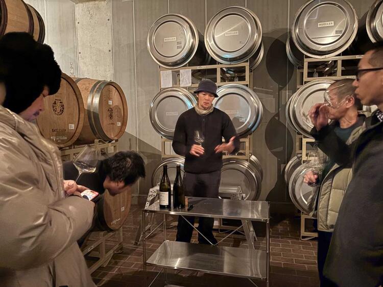 富山の製図ワイナリーさんへの研修旅行