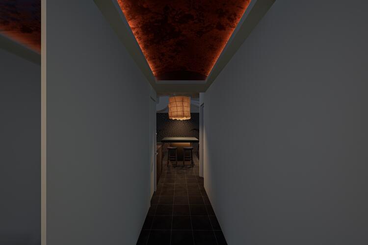 地下に広がる隠れ家的なお店