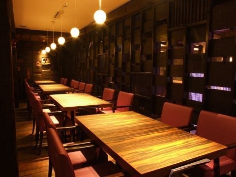 落ち着いた店内で接客もしやすい