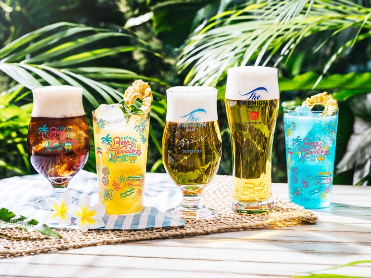 開放的なテラスで究極のビールを