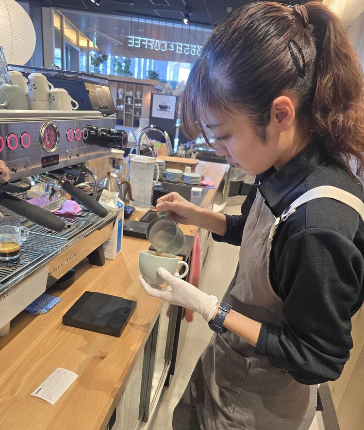 ラテアートを学べます！