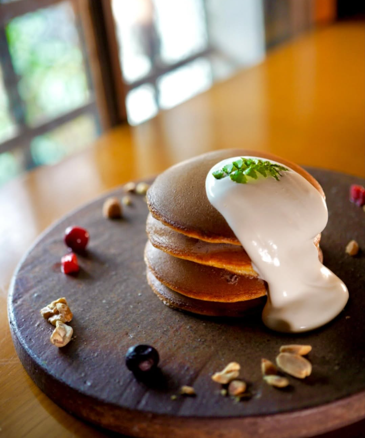 姉妹店・乃咫のパンケーキ風どら焼き◎