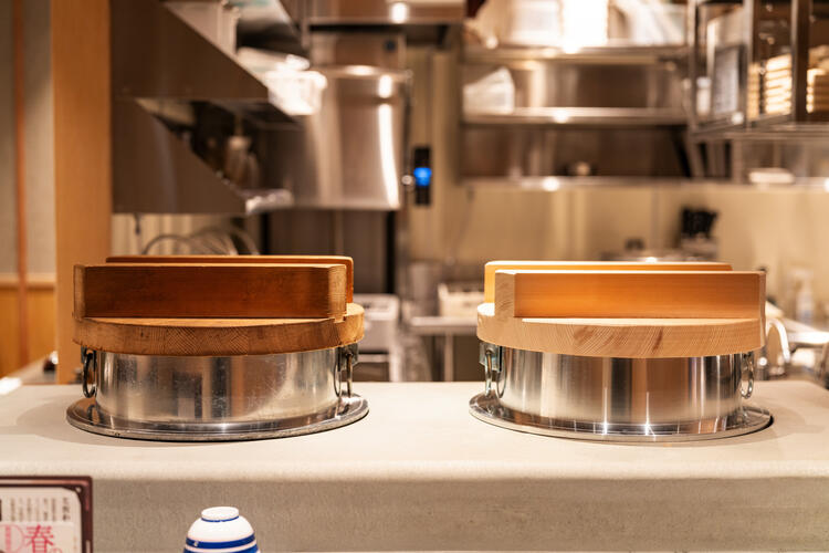 かまどで炊いたつやつやごはん！