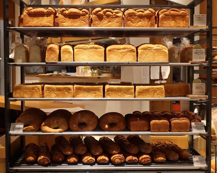 国産小麦を使用したパンが勢ぞろい！