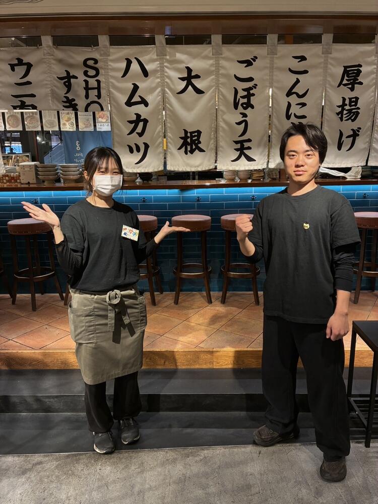 接客も調理も幅広く行うのでスキルアップも