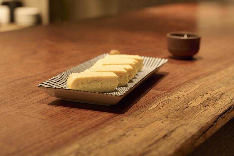 自慢の出汁巻き玉子