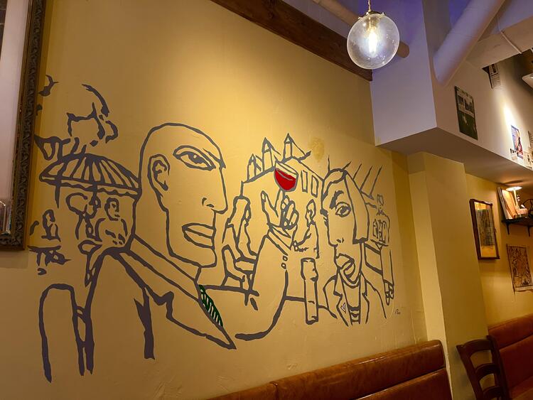 ヨーロッパの雰囲気漂う店内