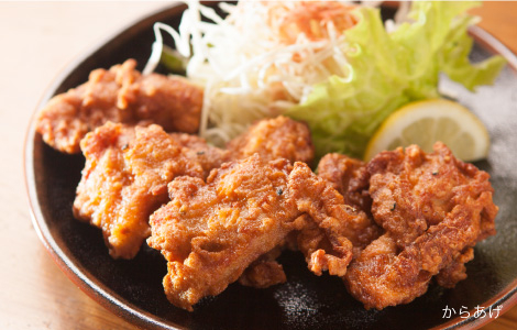 人気の唐揚げ