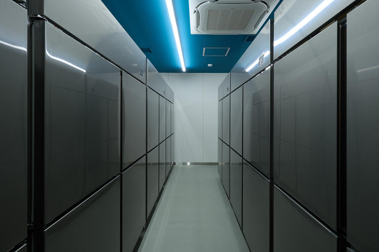 収納力バツグンの最新設備