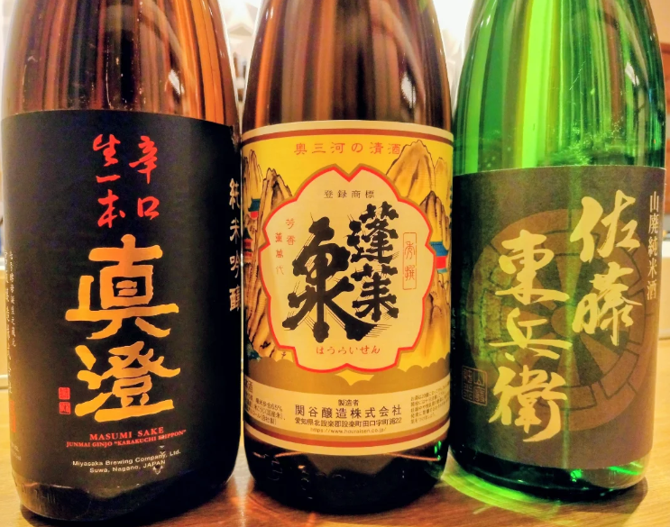 季節限定の日本酒や本格焼酎が豊富