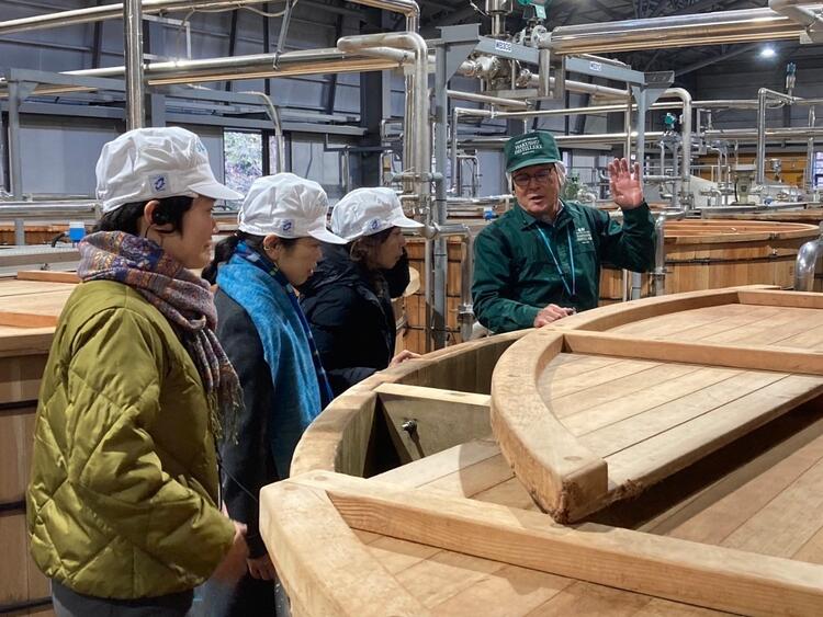 山梨のウイスキー蒸溜所でお勉強！