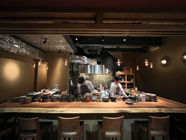 ライブ感のある調理環境