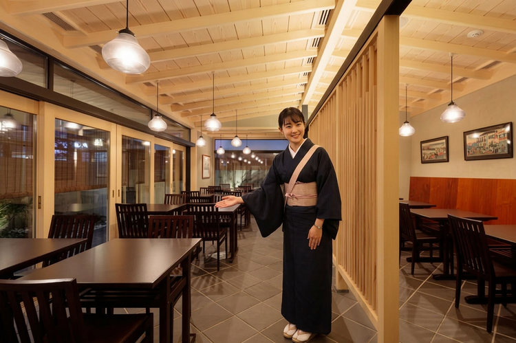 和の情緒あふれる店内