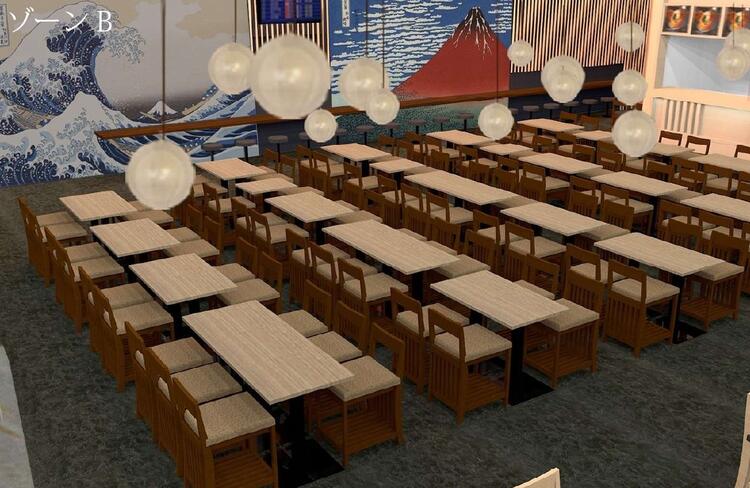 「神座」などを運営する安定母体で働く