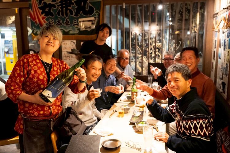 お客様と仲良く楽しい営業風景