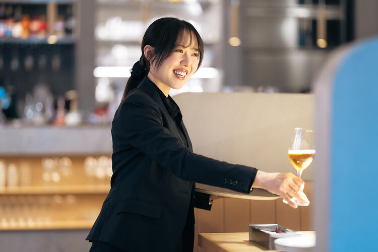 おもてなしを大事に。