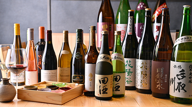 お酒も豊富に取り揃えています！