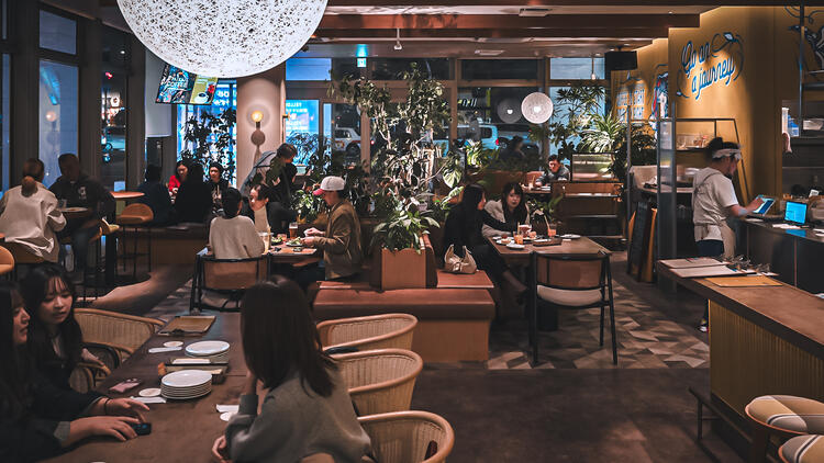 開放的なテラスはBBQも大人気！