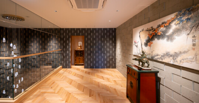 生演奏の二胡を聞きながら