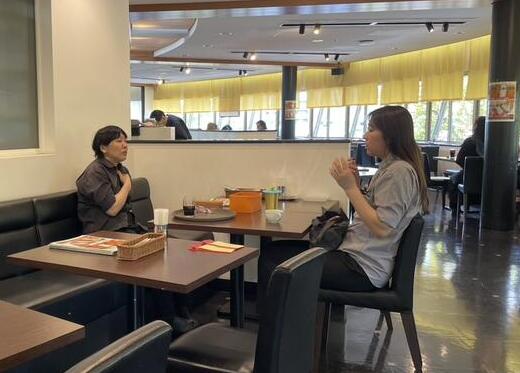 バイト終わりのカフェタイムのひととき♪