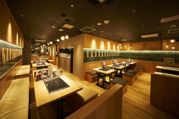 どてっぱん京都木屋町店の店内の様子