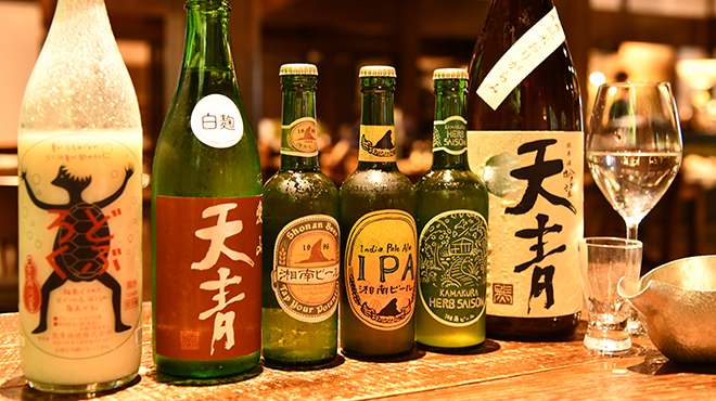 料理に合うお酒を厳選してご提供