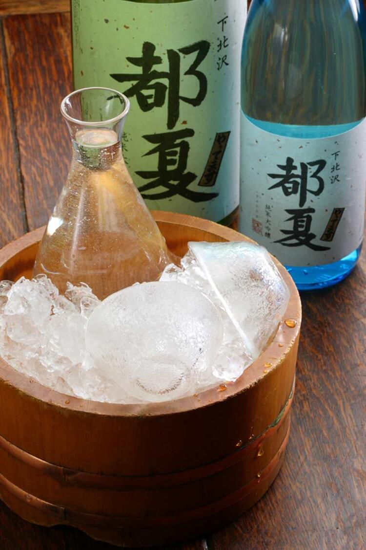 オリジナルラベルの日本酒「都夏」