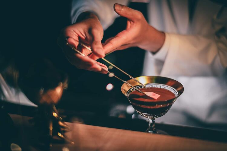 10種の薔薇とカカオを使ったカクテル