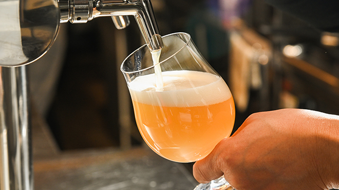 定期的に変わる4種のTAPクラフトビール
