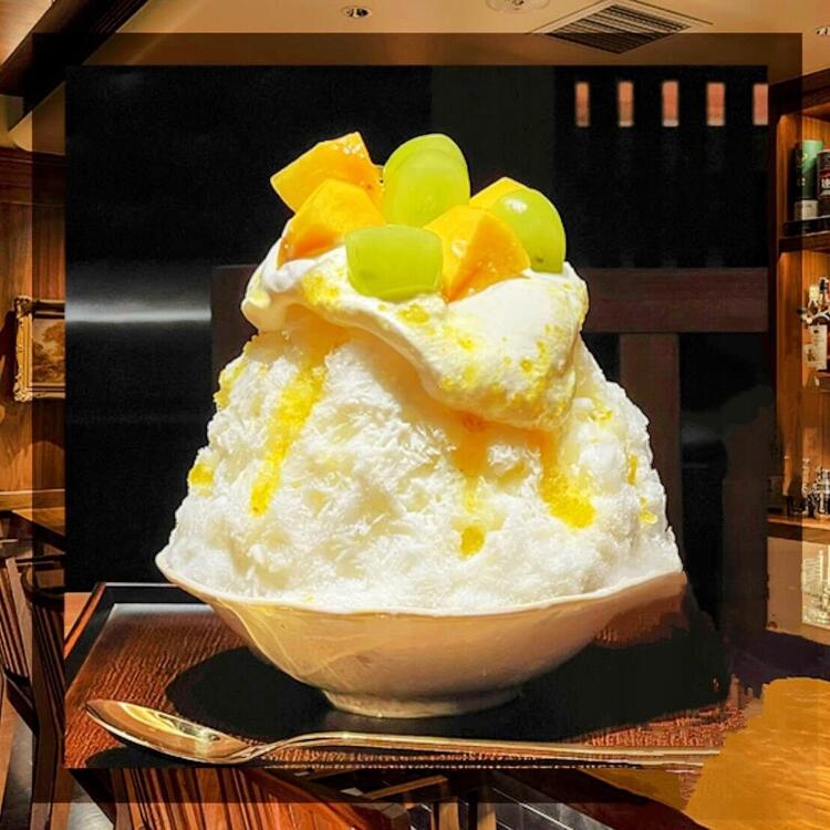 夏は映えるかき氷を提供♪