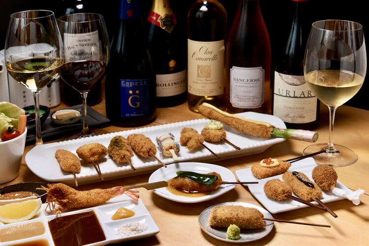 創業から75年以上。高級串カツをご提供