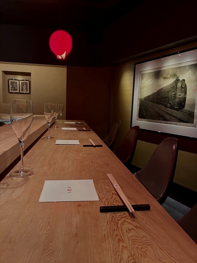 樹齢千年を超える屋久杉のカウンター