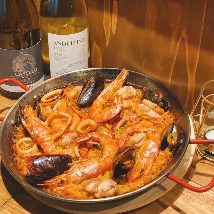 美味しい自慢のパエリア！