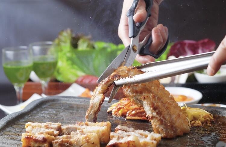 名物のサムギョプサル★