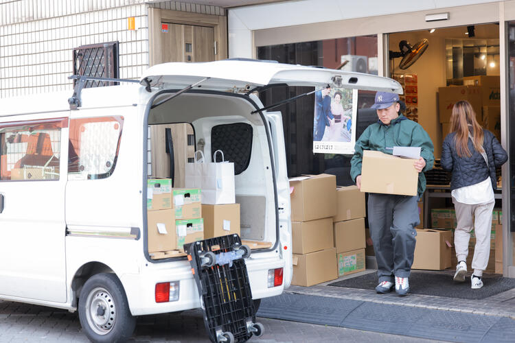 配達業務もお任せ！