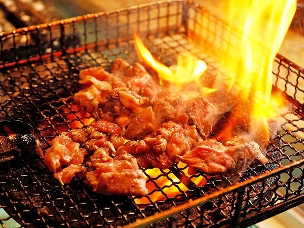 こだわりの炭火焼鳥！
