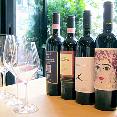 ワインの品ぞろえにも自信あり★