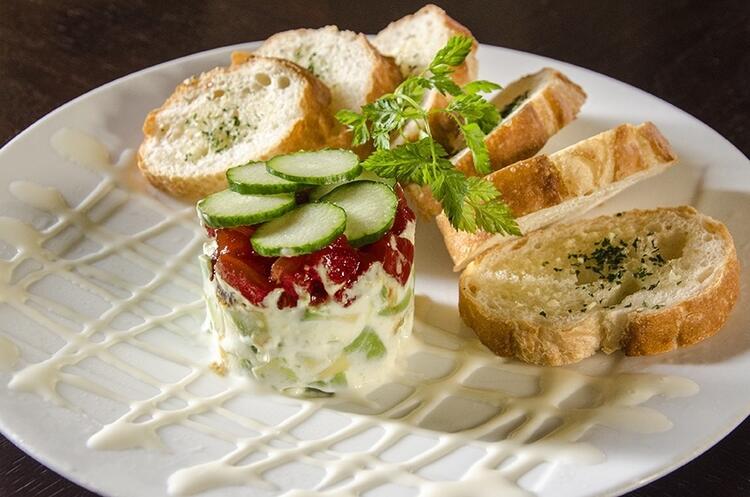 人気のカニトマトクリームパスタ