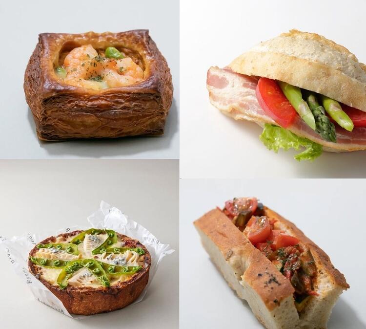 旬の食材を使ったパンも人気