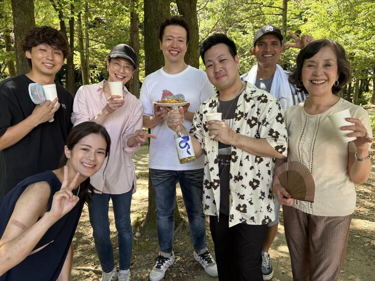 社内BBQにて