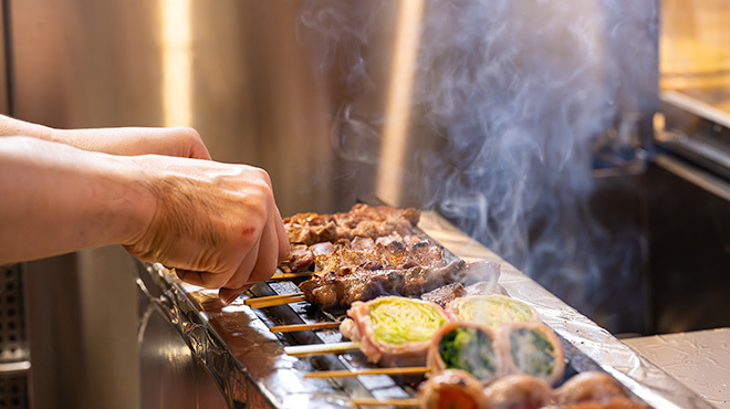 備長炭で美味しく焼き上げます！
