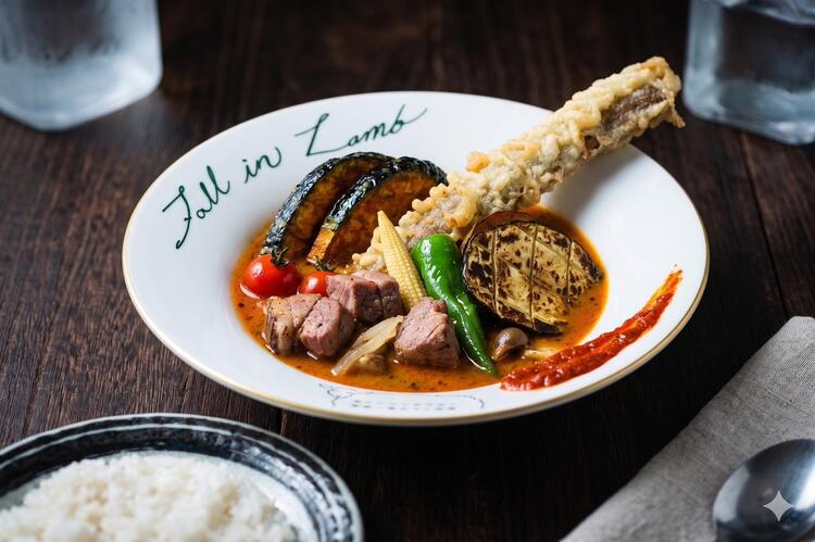 お野菜と肉をテーマにしたランチセット