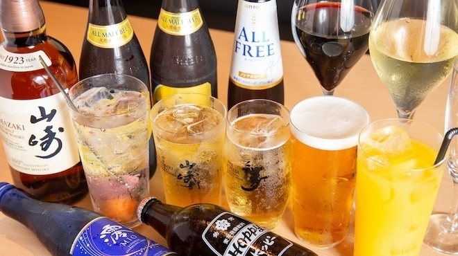 お酒も豊富に取り揃えています！