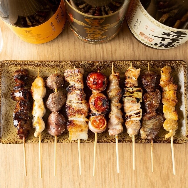 一本ずつ焼き上げる串が自慢◎