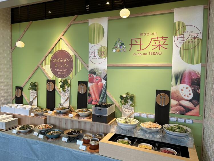 ハーフビュッフェの定食屋