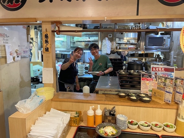チームワークもウリの一つ