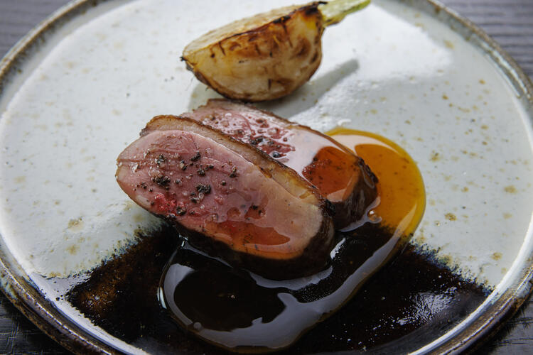 日本料理に洋食の要素を重ねたコース展開