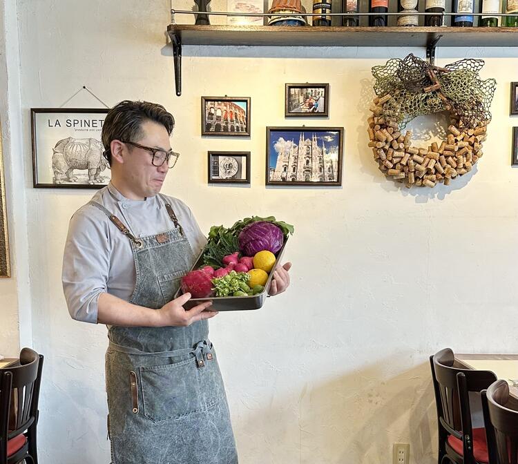 故郷信州の食材をふんだんに使って.