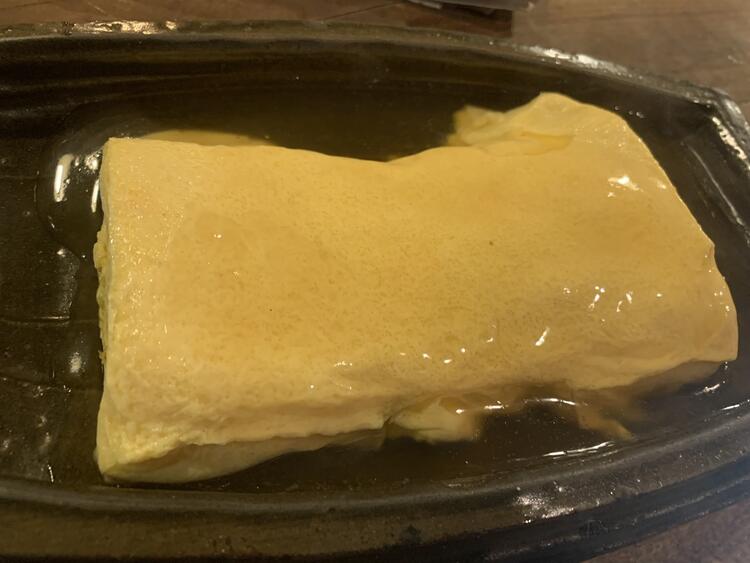 オーダーごとに巻く、巻きたて出し巻き玉子